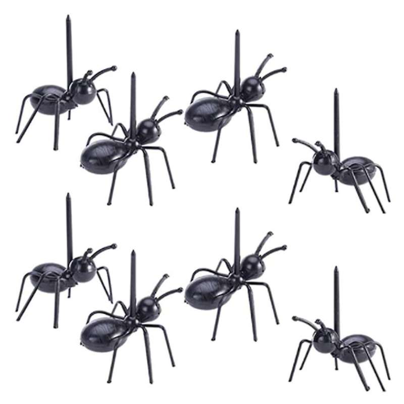 24pcs Reusable Ant Food Fork Fruit Toothpick Dessert Children& Party