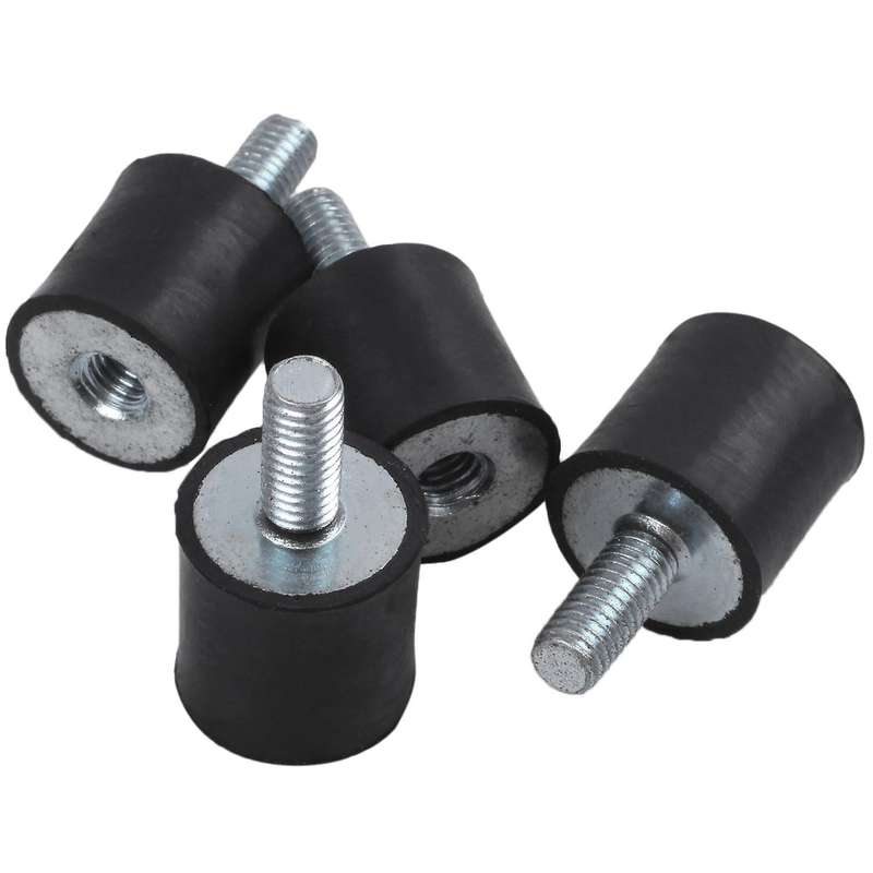 4x M5 Male Female Anti Vibration Rubber Mounts Isolators 15mm X 15mm
