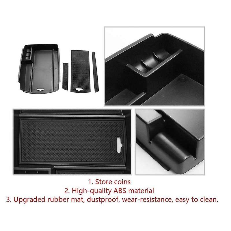 Central Console Armrest Storage Box Holder Interior Organizer Glove