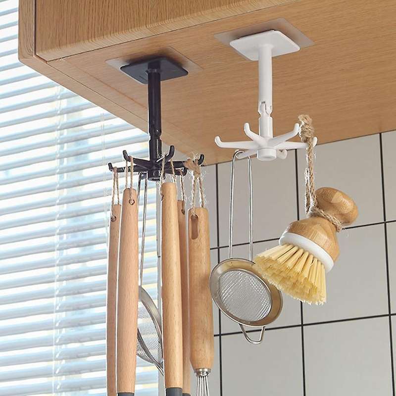 360 Degree Rotating Hook Self-adhesive Storage Tool Universal Hanging