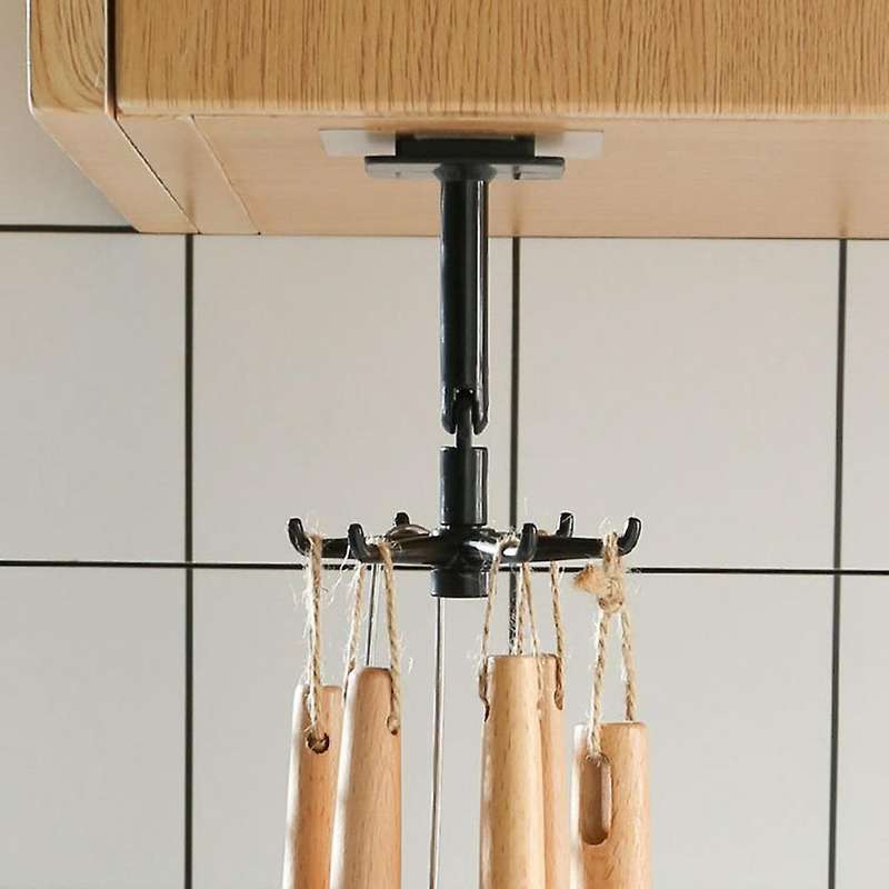 360 Degree Rotating Hook Self-adhesive Storage Tool Universal Hanging