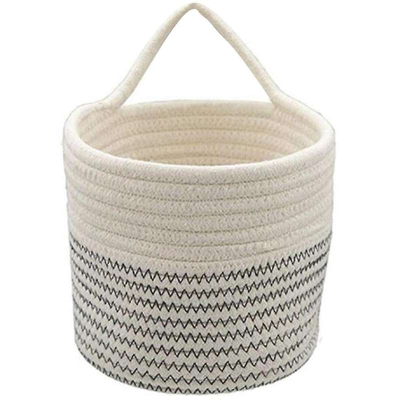 Wall Rope Baskets Cotton Rope Baskets Woven Baskets Storage Baskets