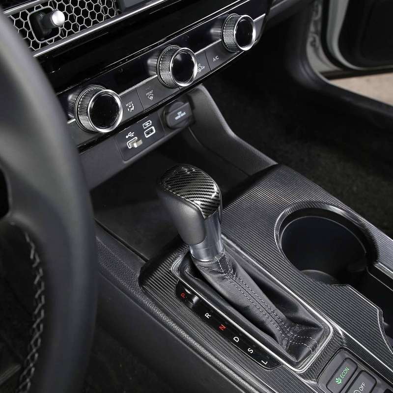 For 2022 Honda Civic 11th Stainless Steel Gear Shift Knob Cover Trim