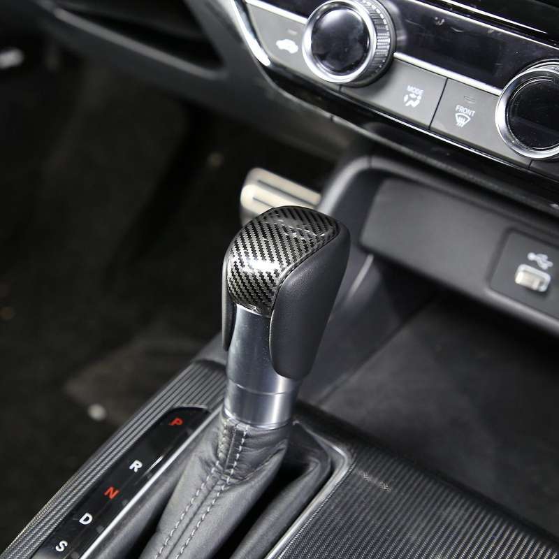 For 2022 Honda Civic 11th Stainless Steel Gear Shift Knob Cover Trim