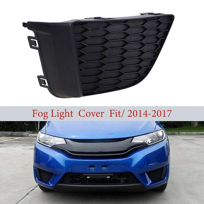 Right Front Bumper Fog Light Bezel Cover for Honda Fit Jazz 2014-2017