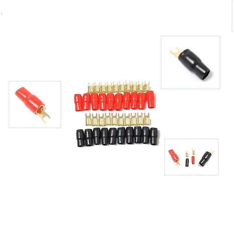 Adapter Connector Plug Crimp Barrier Speaker Wire Terminal