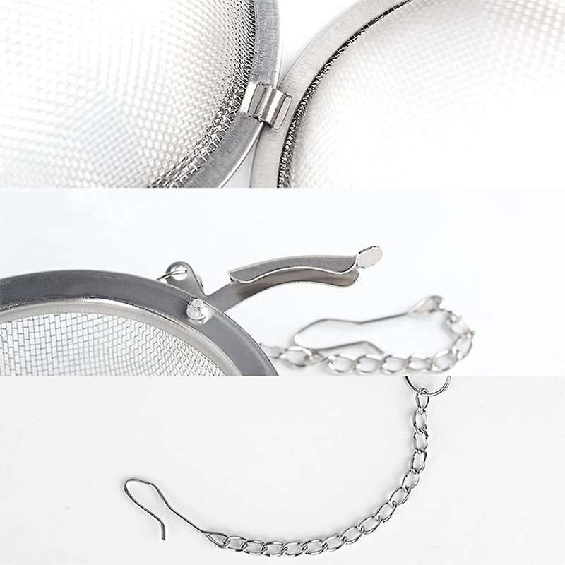 4pcs Stainless Steel Mesh Tea Ball 2.7 Inches Tea Strainers for Tea