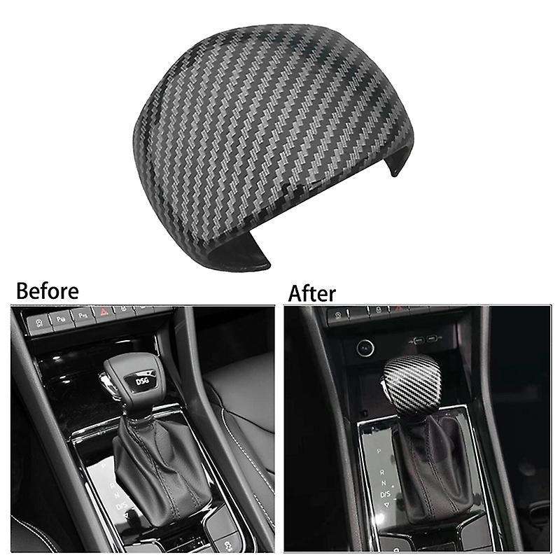 Gear Head Knob Shift Cover Trim Shift Knob for Skoda Kodiaq Gt 17-19