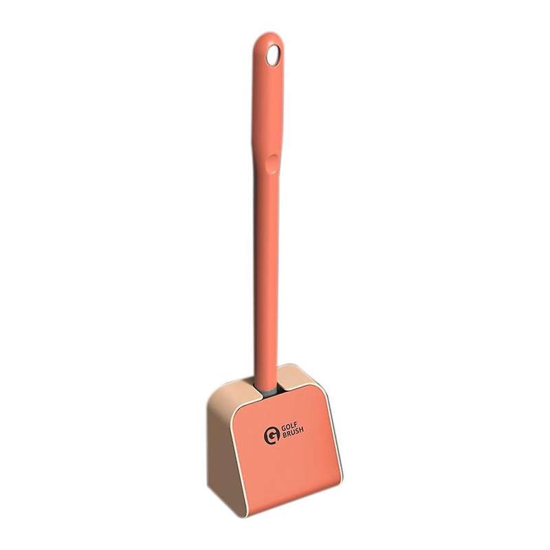 Durable Silicone Brush Golf Toilet Brush Cleaning Brush Home Tool -3