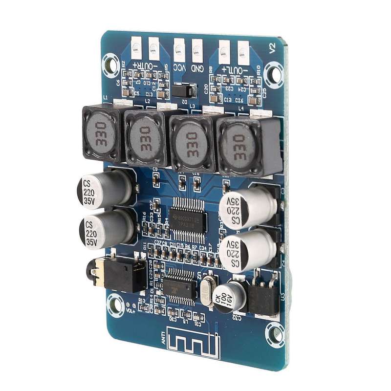 Xh-m314 Tpa3118 2x45w 12v 24v Bluetooth Digital Power Amplifier