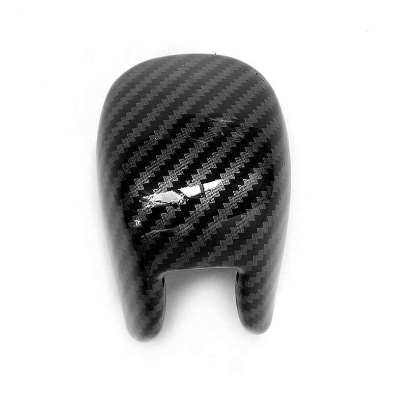 Carbon Fiber Abs Gear Shift Knob Cover Trim Fit for Honda