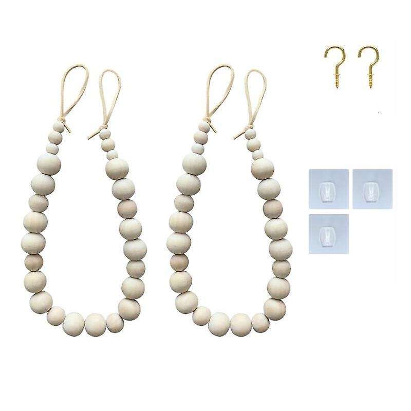 2 Pack Hand Knitting Curtain Tieback Handmade Curtain Straps