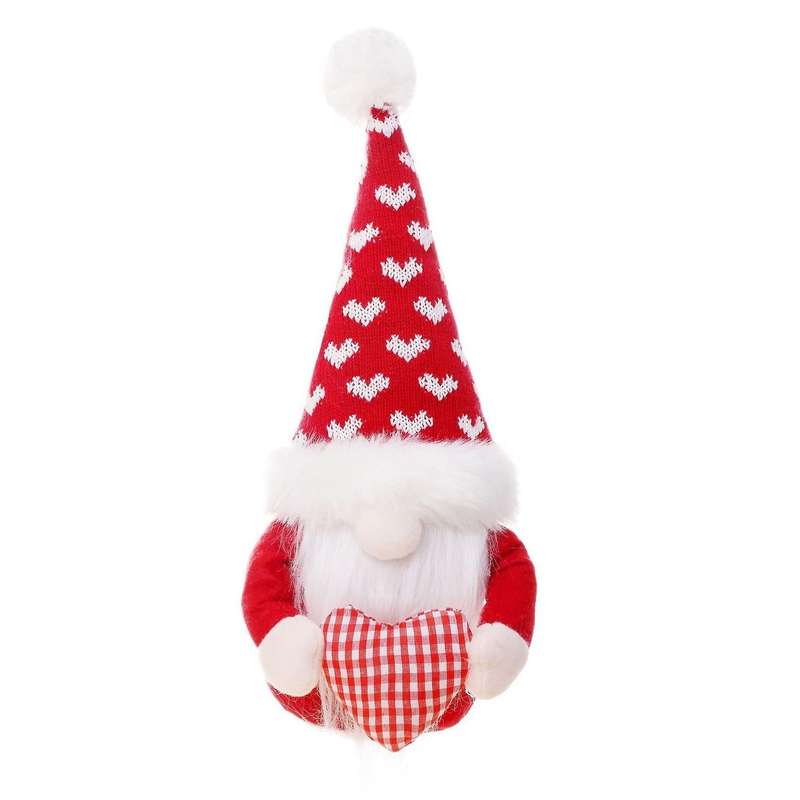 Gnomes Plush Toy for Kids Gifts Ornaments Rudolph Faceless Elf Doll A