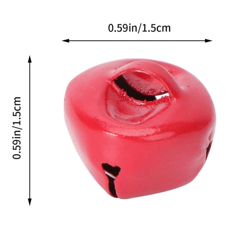 36pcs Red and White Jewelry Making Accessories Set Christmas Bell