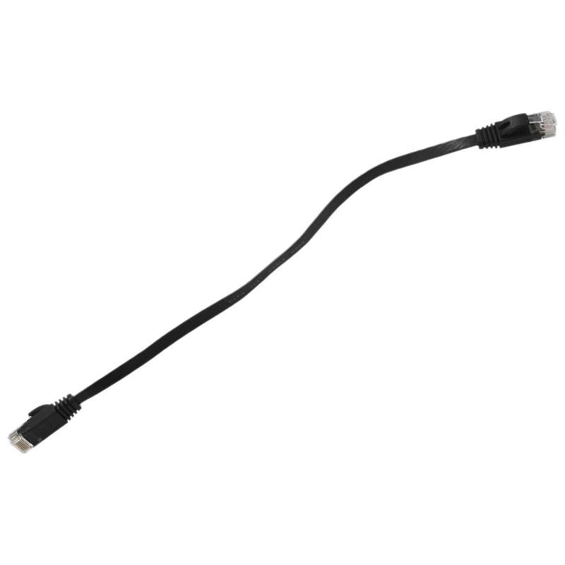 6 Pcs 1 Ft Flat Internet Network Cable with Snagless Rj45 Connectors