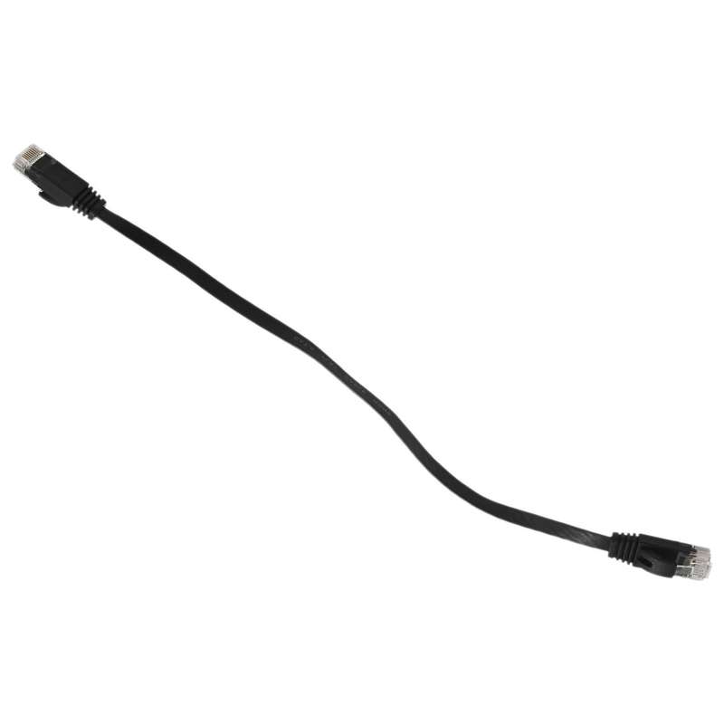 6 Pcs 1 Ft Flat Internet Network Cable with Snagless Rj45 Connectors