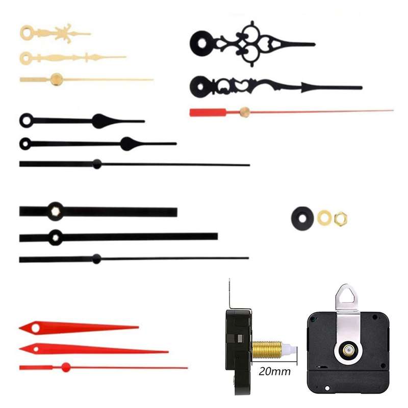 3pcs Diy Quartz Movement Mechanism Diy Clock Numerals Kit