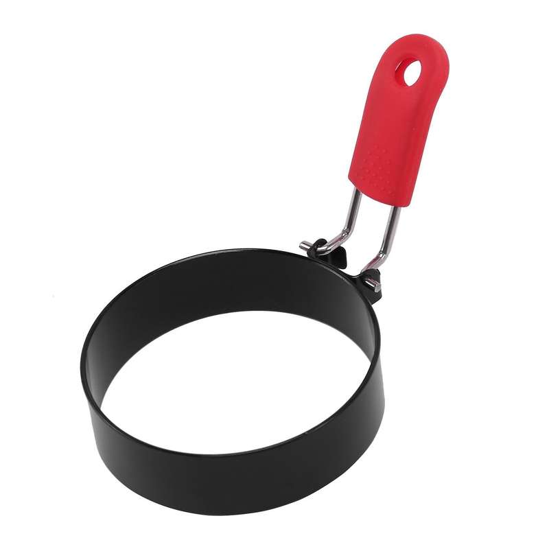 4pcs Stainless Steel Egg Rings with Handle,for Fried Eggs,pancakes