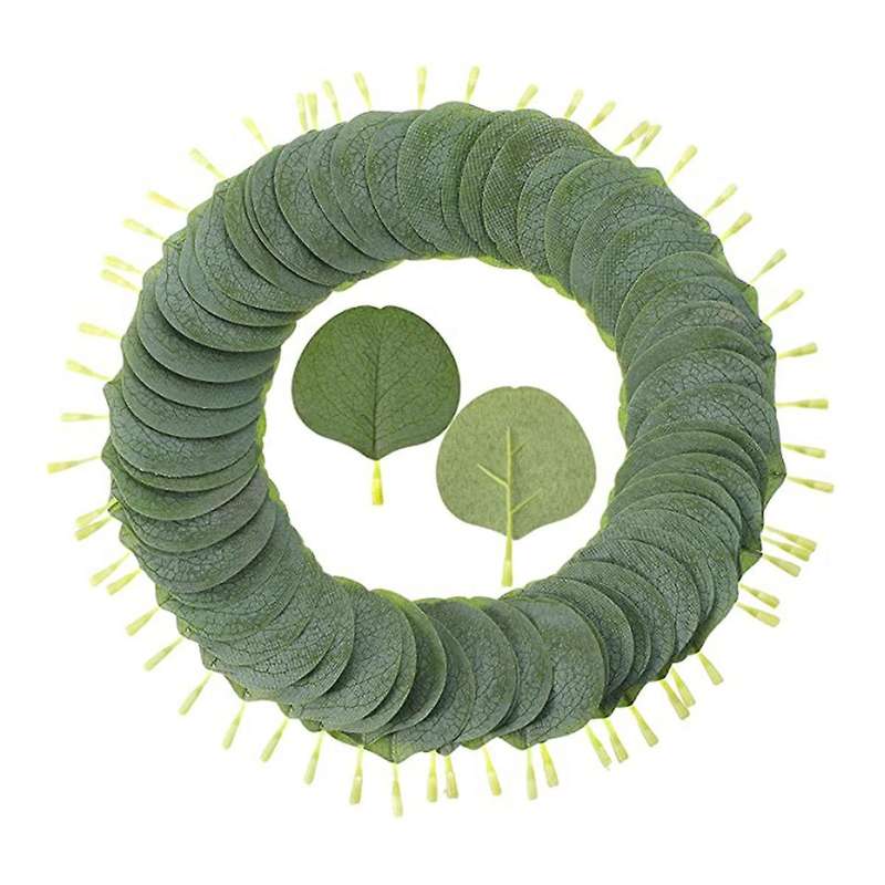 200 Pieces Fake Greenery Eucalyptus Silk Eucalyptus Plant for Diy