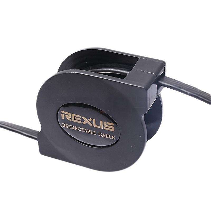 Rexlis 5ft Cat7 Rj45 Lan Retractable Ethernet Cable for Computer