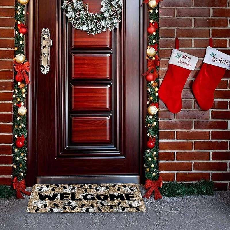Christmas Doormat Floor Mat Door Mat Decoration Entrance Floor
