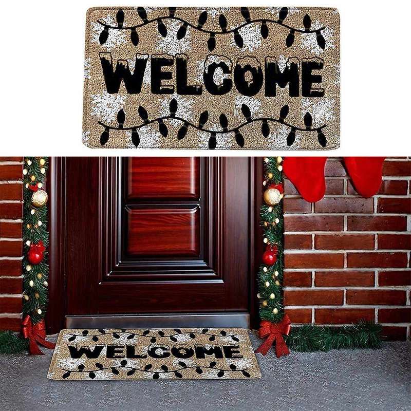 Christmas Doormat Floor Mat Door Mat Decoration Entrance Floor