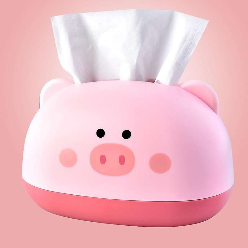 Napkin Holder Household Living Room Dining Creative Pig Storage Box