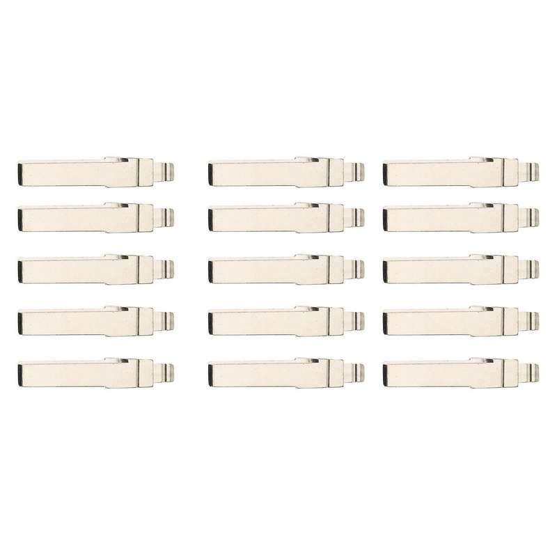 15pcs/lot Haa Flip Remote Car Key Blanks Metal Uncut Flip Remote