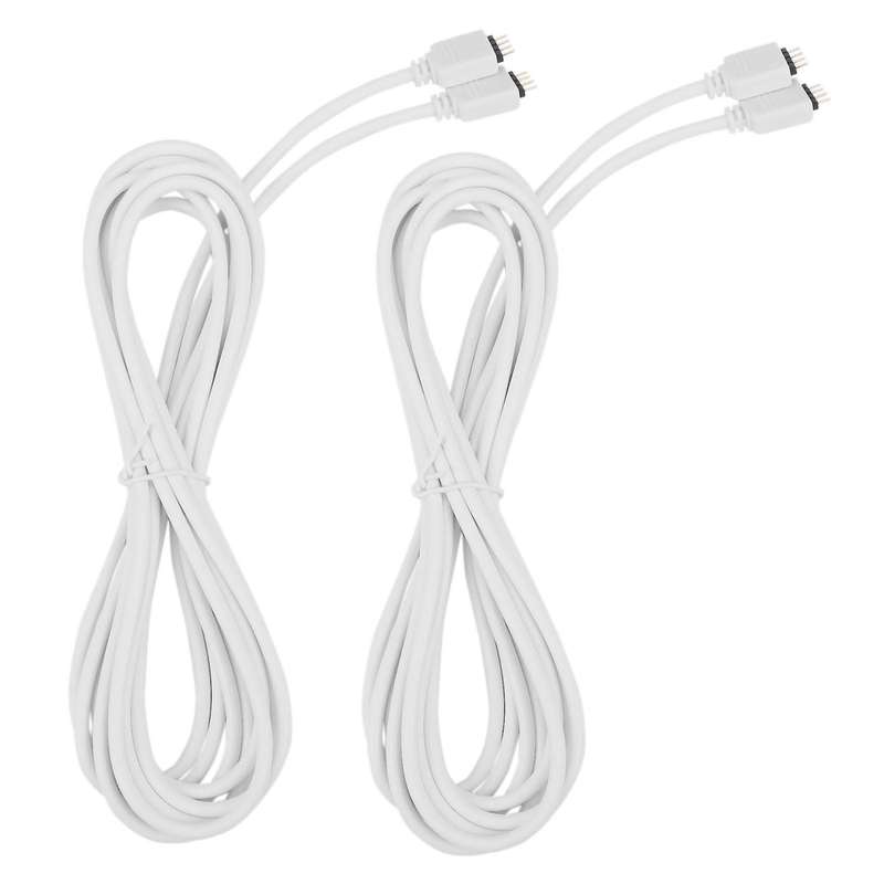 2x 4pin Extension Wire Connector Rgb 5050 3528 Led Strip Light 3meter