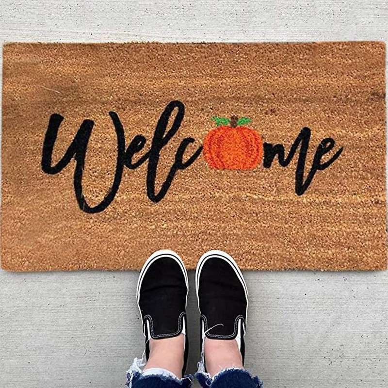 Halloween Pumpkin Head Doorway Carpet Halloween Doormat Carpet