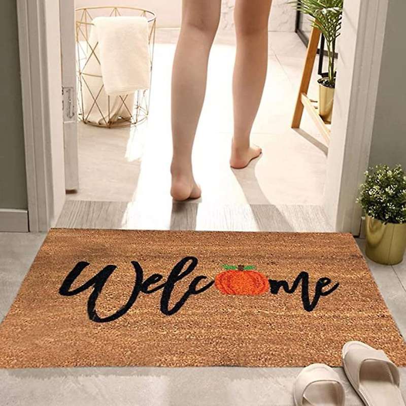 Halloween Pumpkin Head Doorway Carpet Halloween Doormat Carpet