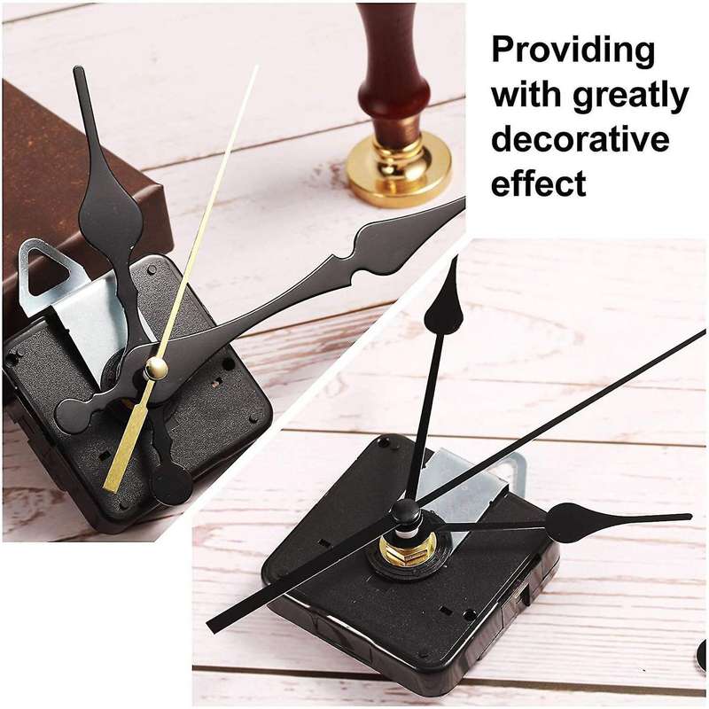 4pcs Quartz Clock Movement Mechanism with 6 Different Of Hands 18mm