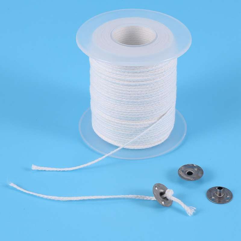 Candle Diy Tools,2 Rolls Braided Wick Core for Candles Diy Crafts