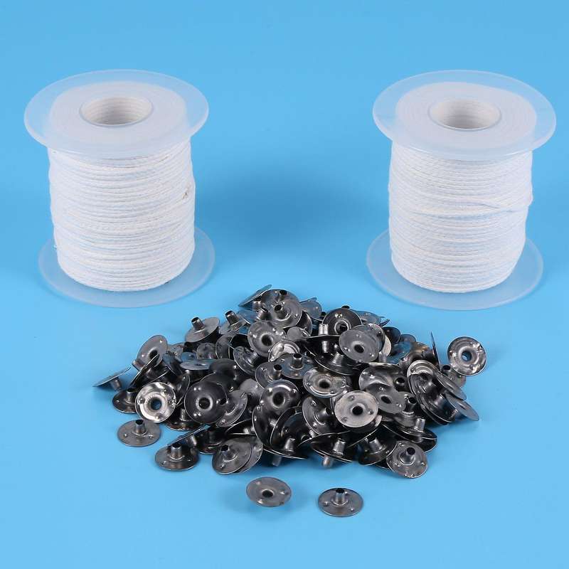 Candle Diy Tools,2 Rolls Braided Wick Core for Candles Diy Crafts