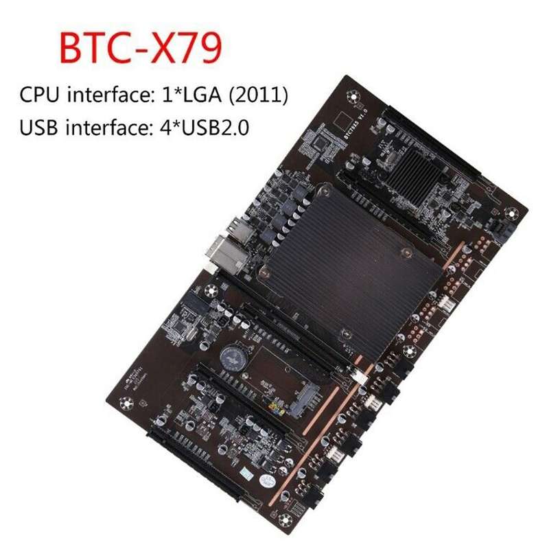 X79 H61 Btc Mining Motherboard Lga 2011 Ddr3 Support 3060 3070 3080