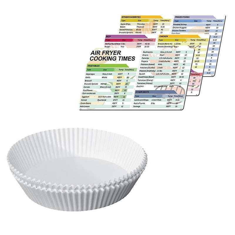 30pcs Air Fryer Parchment Paper Liners Non-stick Baking Mat for Home