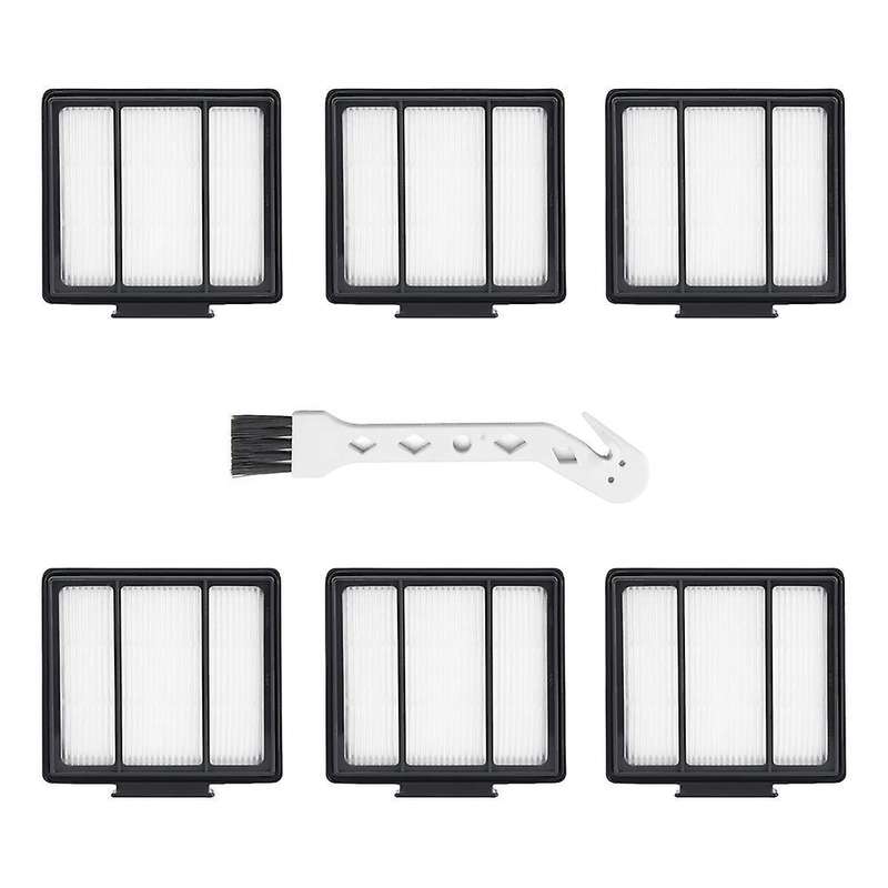 6pcs Replacement Hepa Filter for Shark Ion Robot S87 R85 Rv850