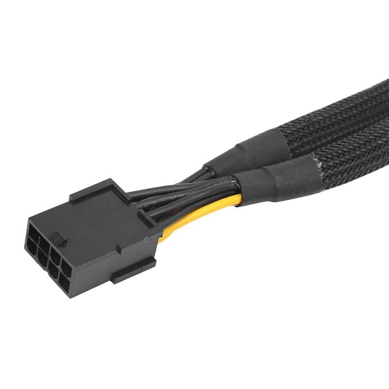 1pcs Female to Dual 2x 8 Pin (6+2) Male Pci Express Power Adapter