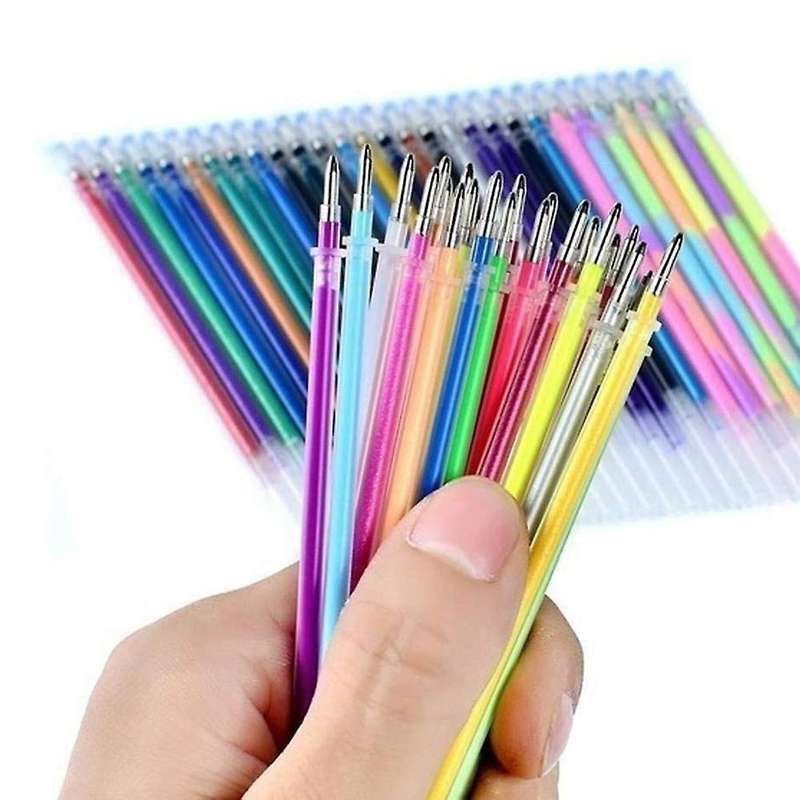 24pcs Colors Refills Markers,replace Supplies(flash & Fluorescent)