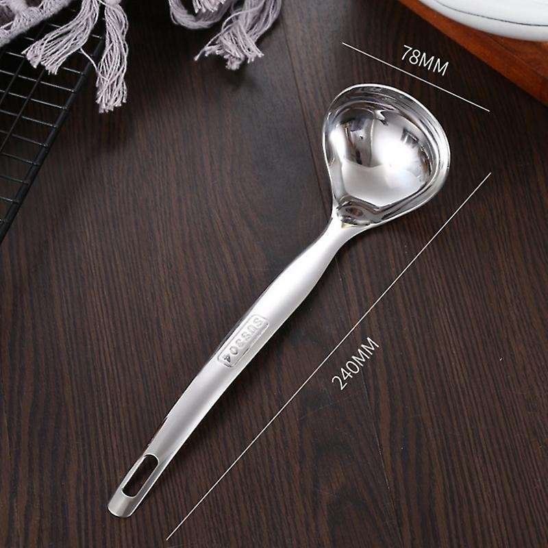 4pcs Stainless Steel Slotted Spoon Household Restaurant Cooking Spoon