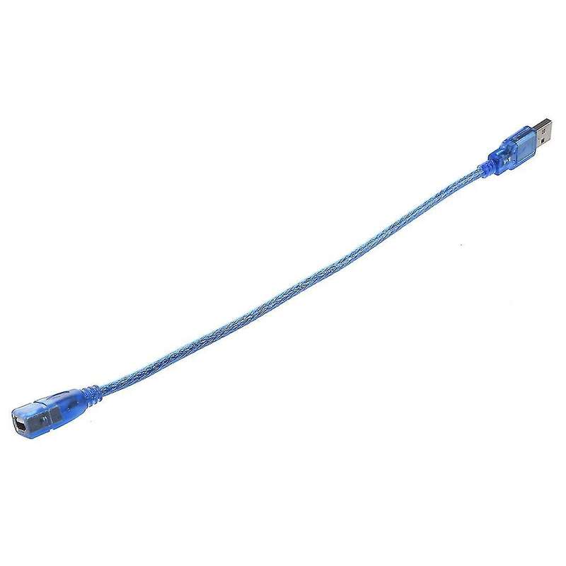 22cm Blue Usb 3.0 90 Degree A Male to Female M/f Cable Adapter Connector