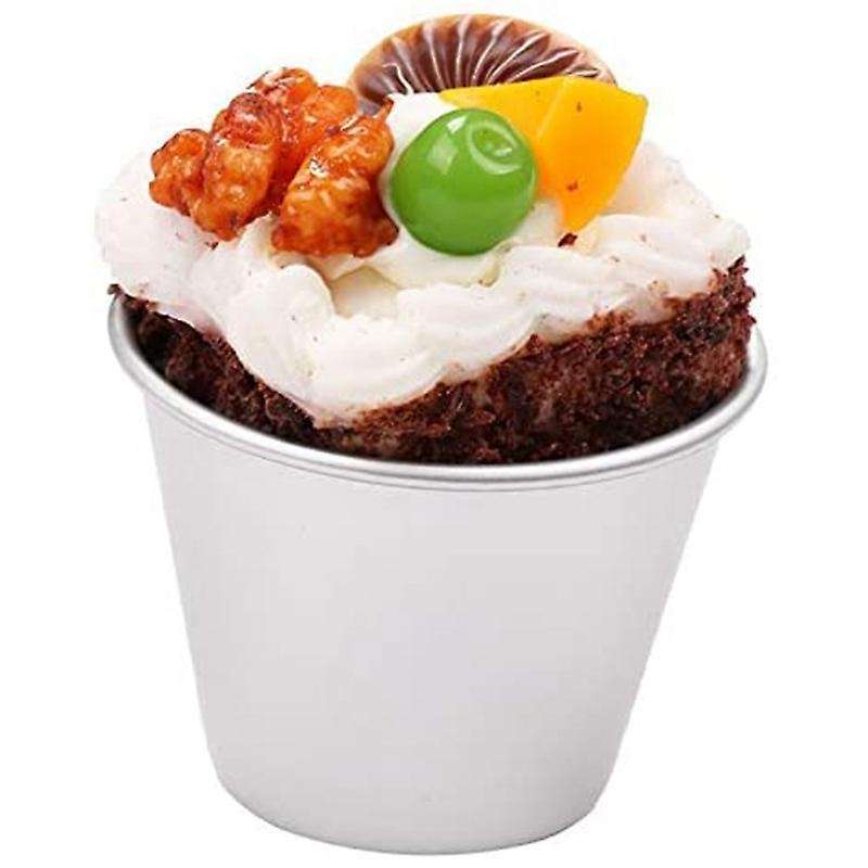 6 Pcs Nonstick Individual Tumblers Popovers Chocolate Pudding Cups