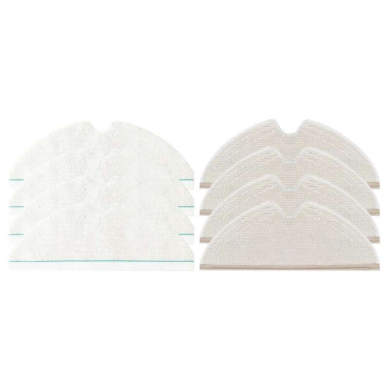 8pcs for Xiaomi Roborock T8 Robot Washable Mop Cloth+disposable Mop