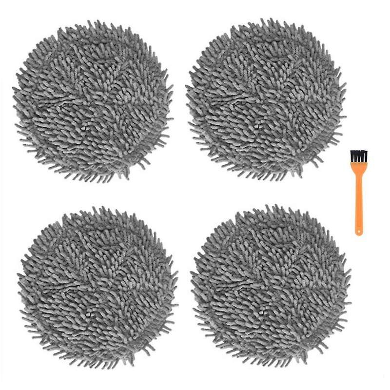 4pcs Washable Mop Cloth for Xiaomi Mijia Pro Stytj06zhm Robot