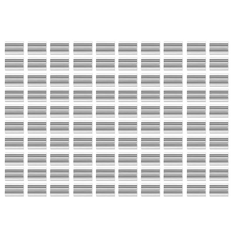 100pcs 3/32 Inch (3.0mm) Diameter Wire Rope Aluminum Alloy Sleeves