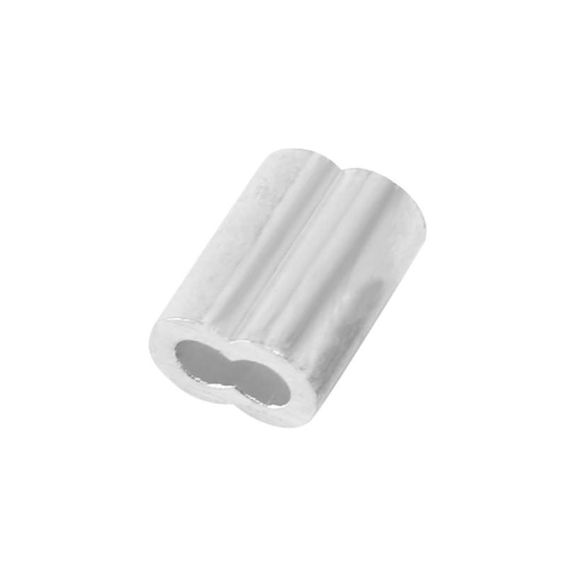 100pcs 3/32 Inch (3.0mm) Diameter Wire Rope Aluminum Alloy Sleeves