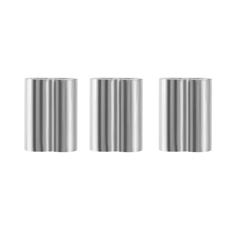 100pcs 3/32 Inch (3.0mm) Diameter Wire Rope Aluminum Alloy Sleeves