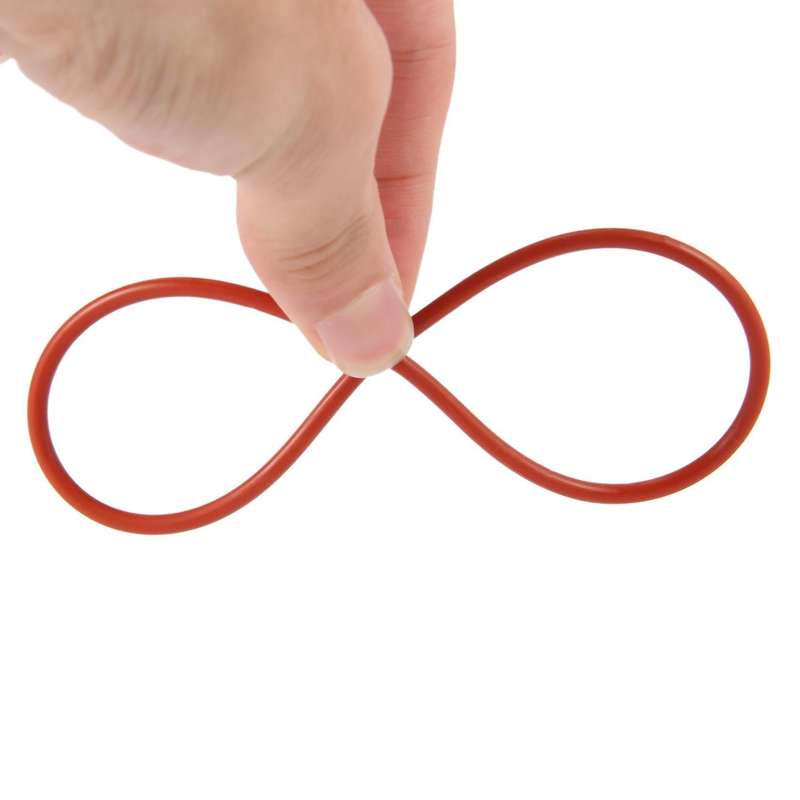 Rubber 90mm X 84mm X 3mm Oil Seal O Rings Gaskets Washers Brick Red