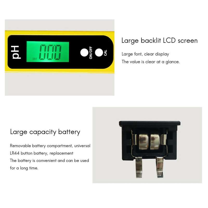 Digital Lcd Ph Test Pen, Automatic Calibration Of Aquarium Water
