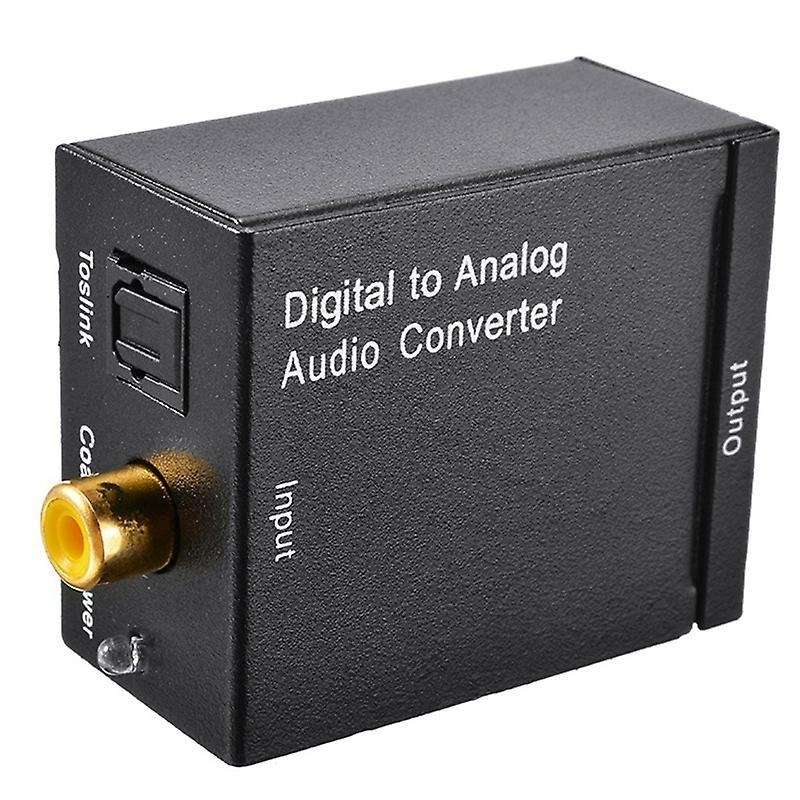 Digital to Analog Audio Converter Optical Fiber Audio Decoder